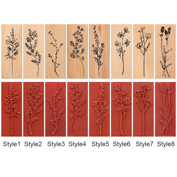 1kpl puiset kumileimasimet Vintage ruohokasvit STYLE2 STYLE2 Style2