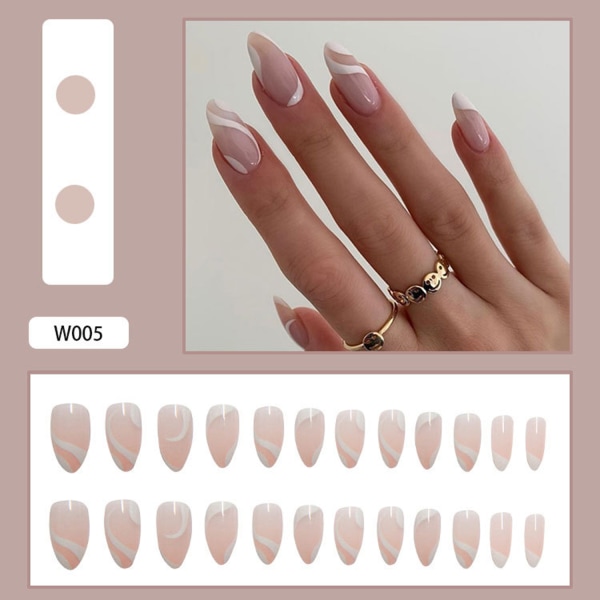 24st/box Ballerina False Nail Tip Wearable 09 09 09