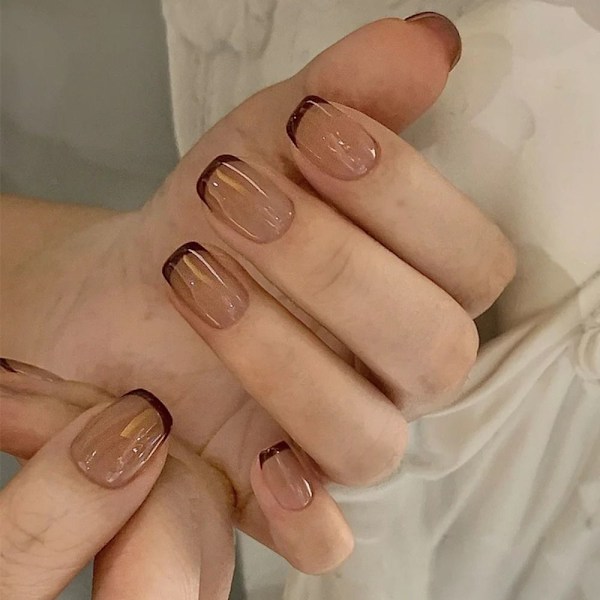 24stk False Nails Short Square X005 X005 X005