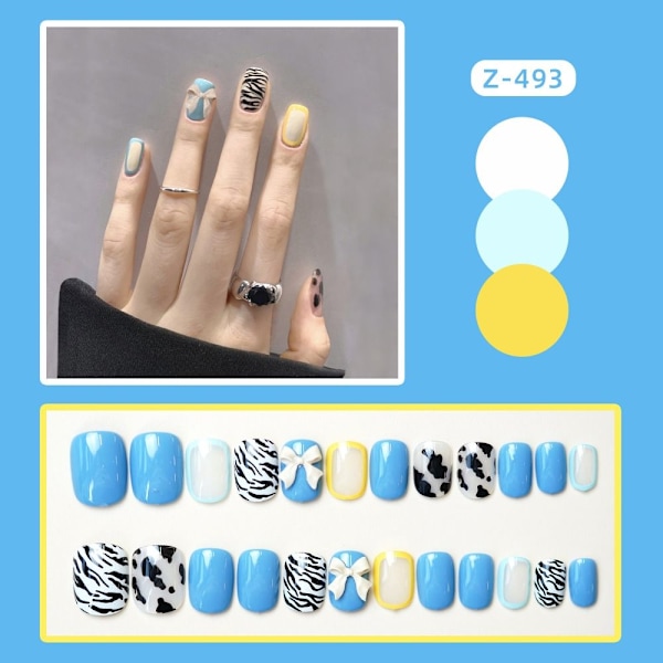 24stk False Nails Short Square X005 X005 X005