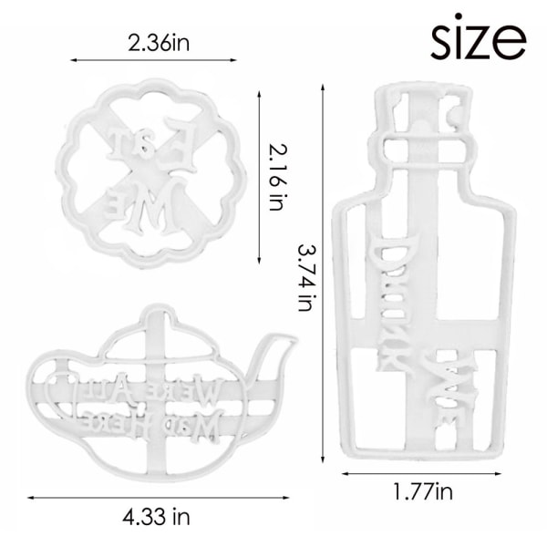 Eat Me Cookie Forme Cookie Cutters 1 1 1
