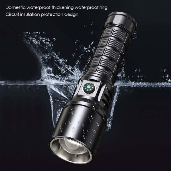 Valkoinen lasertaskulamppu Tehokas LED-taskulamppu Ultra Bright