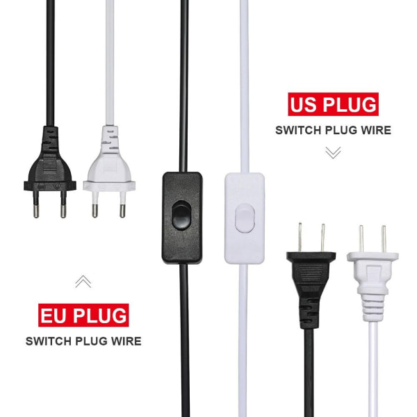 Lamppu Power Riippuvalaisimet Johdot EU PLUG MUSTA EU PLUG EU plug Black