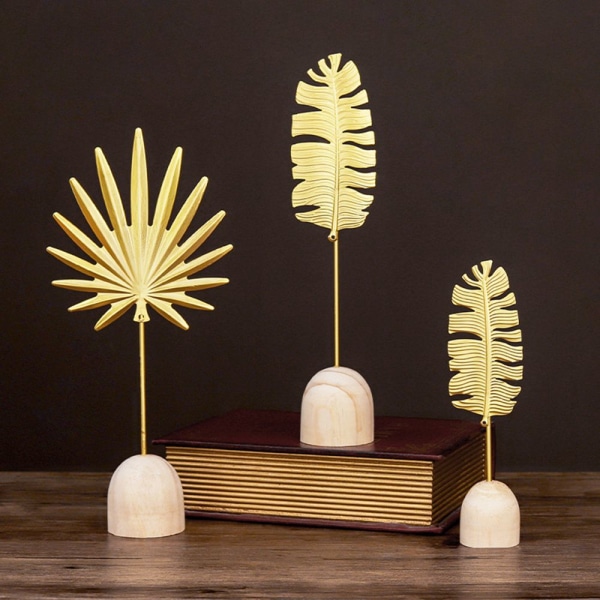 Golden Leaf Ornament Smidesjärn Craft S2 2 S2