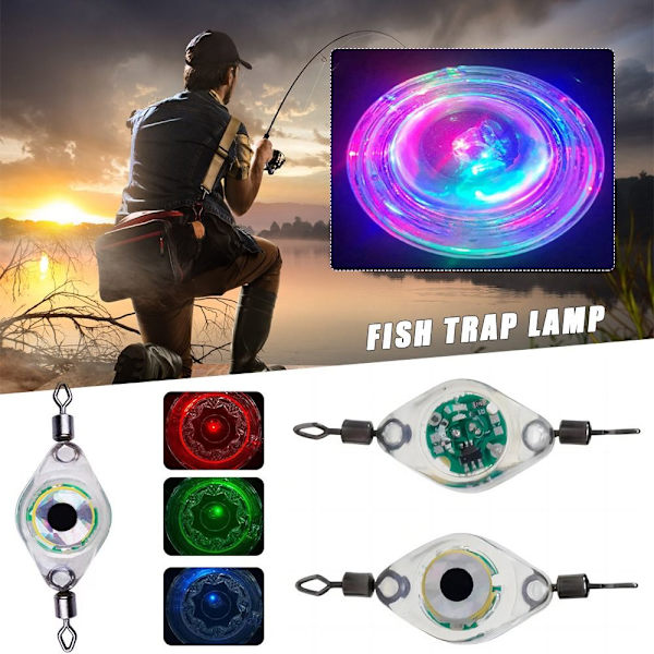 LED Lure Light Flash Lamp 4ST LJUS 4ST LJUS 4pcs light