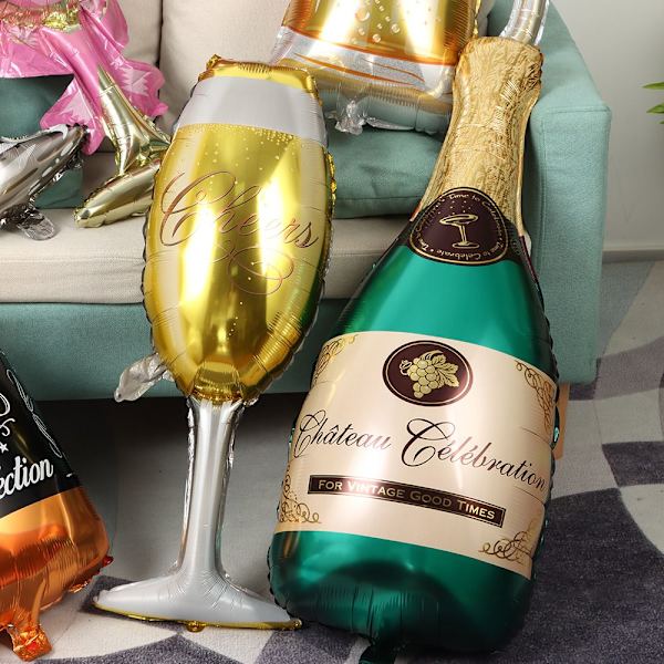 Helium Ballon Champagne Goblet Ballon STYLE3 STYLE3 style3