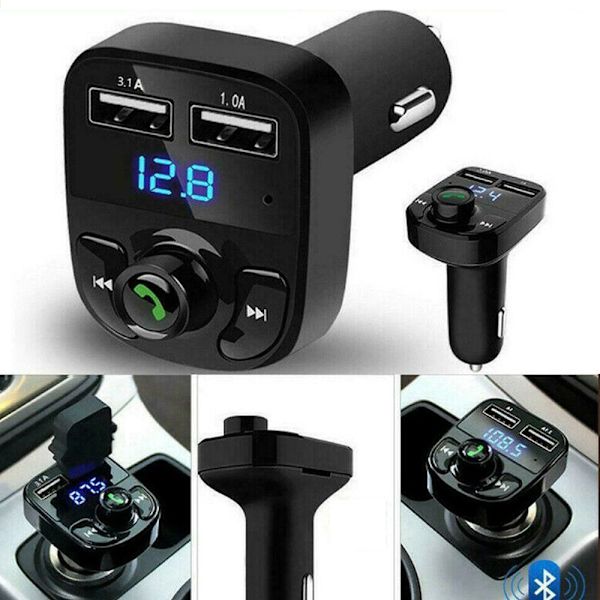 Trådløs Bluetooth FM-sender MP3-afspiller B B B