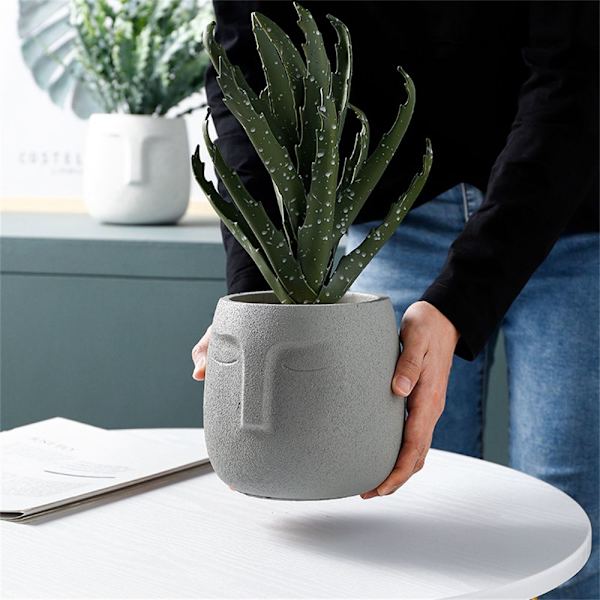 Pohjoismainen kukkaruukku GREY L L grey L-L