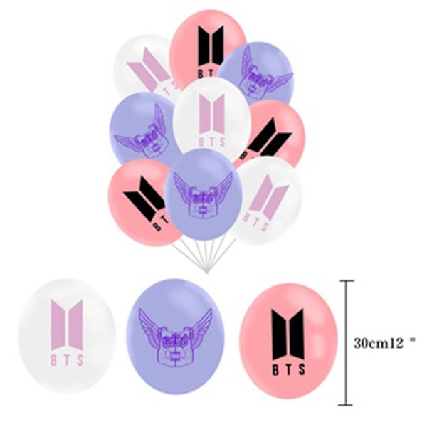 BTS temafestpynt Festutstyr BALLONG*18 BALLONG*18 balloon*18