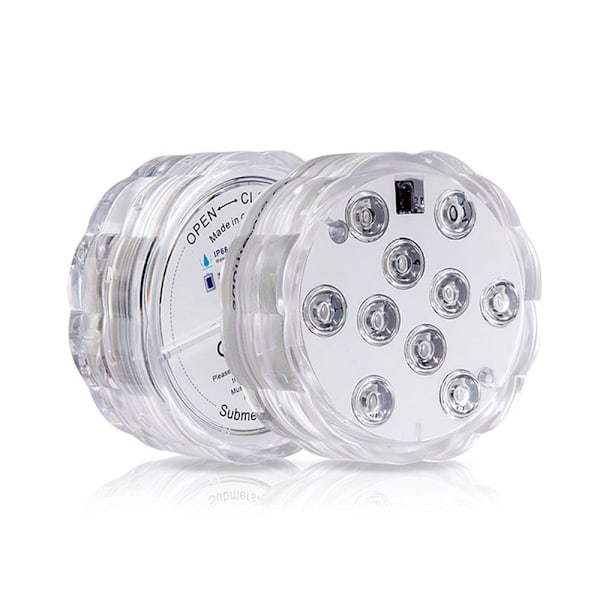 Dykbare LED-lys Undervandsnatlamper 4 LAMPE 2 4 Lamp 2 controller