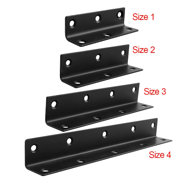 2 STK vinkelhjørnekodebraketter Stativ STØRRELSE 1 Size 1