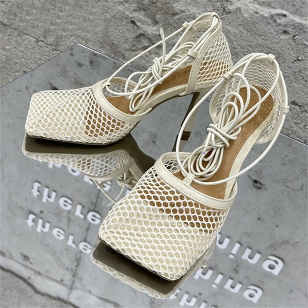 Sandaler med hög klack VIT 36 white 36