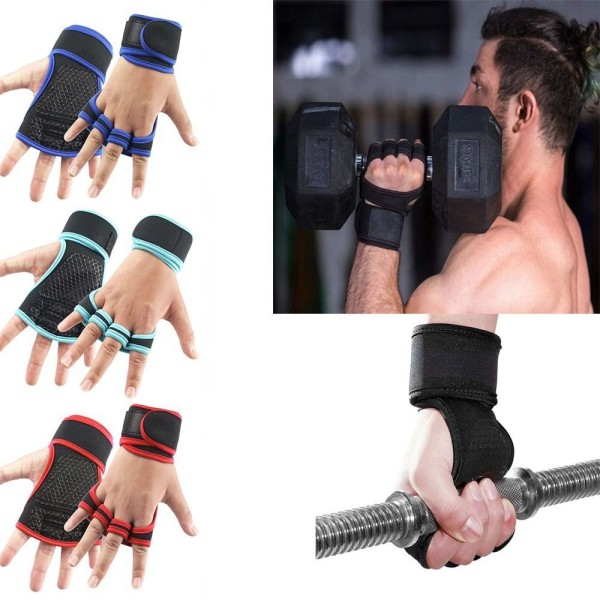 Gym Handskar Handledsträning Fitness MÖRKBLÅ M Dark Blue M