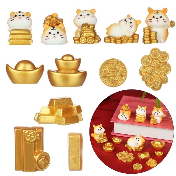 Tiger Ornaments kultainen malli TYYPPI F TYYPPI F type F