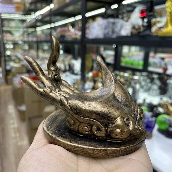 Buddha håndsfæreholder krystallkulebase E E E