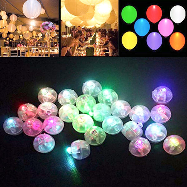 10/20st LED Ballong Dekor Ljus VIT 10ST white 10pcs