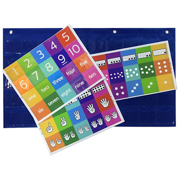 Tidsplan Pocket Chart Kids Calendar Chart Board