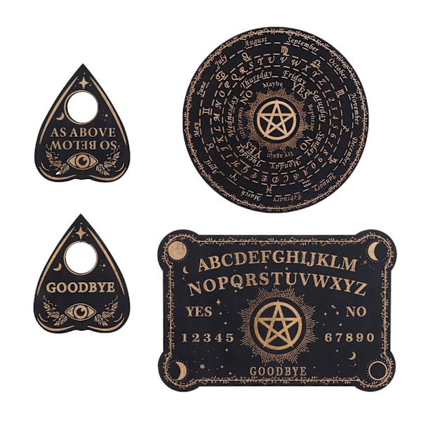 Pendel Dowsing Divination Board Sett Wooden Carven Board STIL Style A