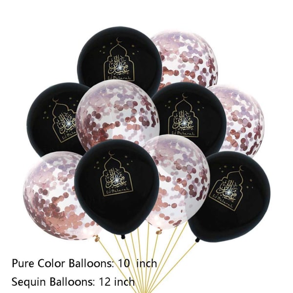 Eid Mubarak latexballonger 7 7 7