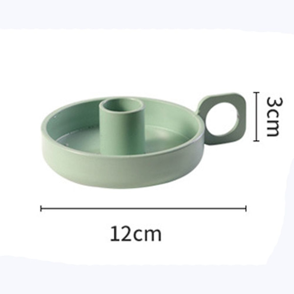 Ljushållare Pelare Ljusstake GRÖN green