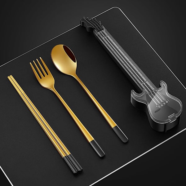 3st Bestickset Ätpinnar Set BLÅ blue