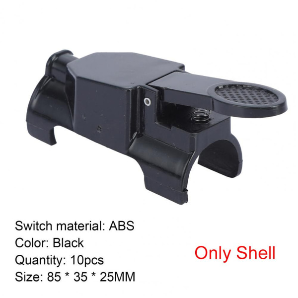 10 kpl KWX Trigger Switch Shell Electronic Switch Cover Plasma 10pcs
