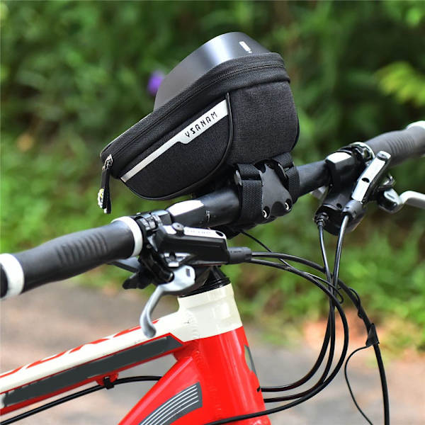 Tube Frame Pannier Frame Etulaukku Polkupyörän matkalaukku grey