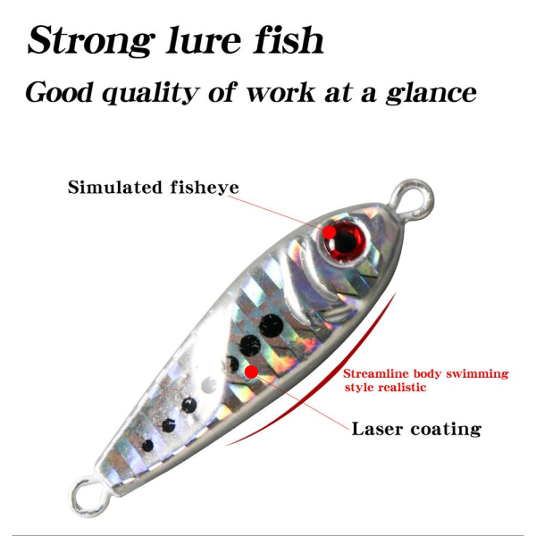 Metal Fishing Lure ingen krok Jig Bait 03 03 03