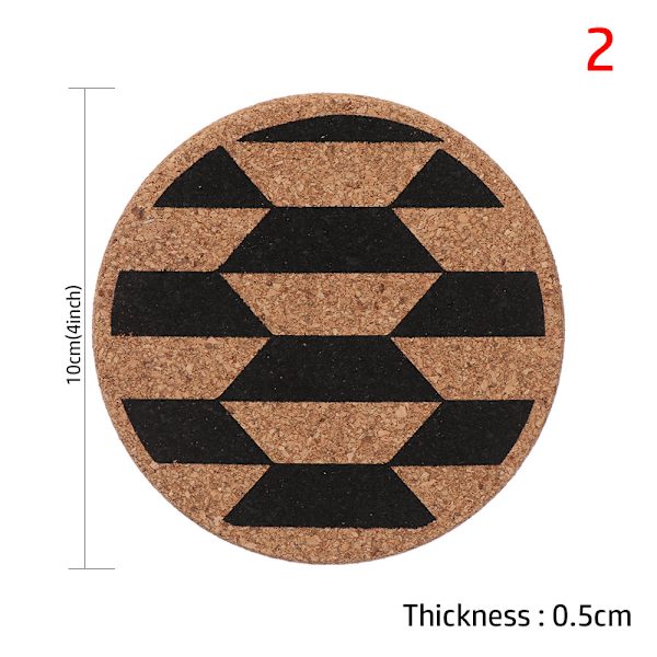 Cork Coasters Anti-hot Heat Pad 2 2