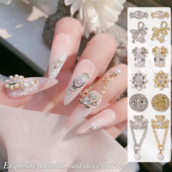 Nail Art Diamond Bear Bow 16 16 16