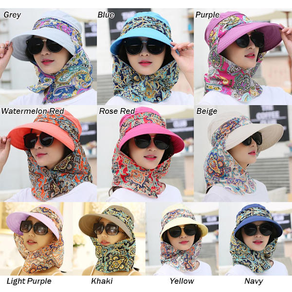 Solskyddshatt Anti-UV Solhatt GUL Yellow
