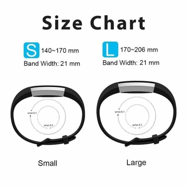 för Fitbit Alta / Alta HR Silicone Watch Band Strap WHITE L white L