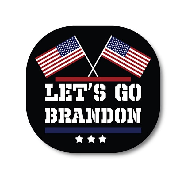 La oss gå Brandon-klistremerke A A A