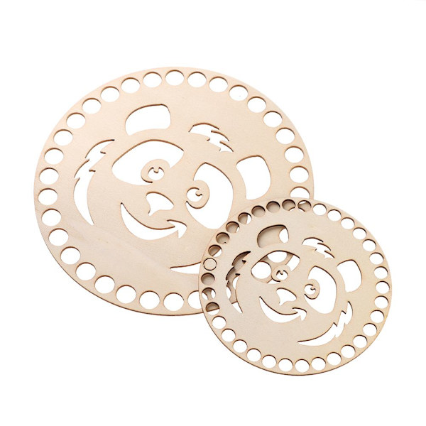 Tretrådbrett Broderi Floss Organizer HEART-S(2 STK) Heart-S(2pcs)