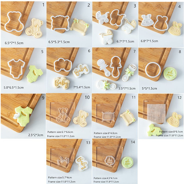 Bagning af formkagekiks 10 10 10