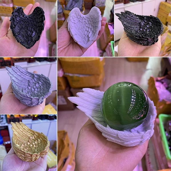 Feather Wing Kugleholder Krystalkuglebase C C C