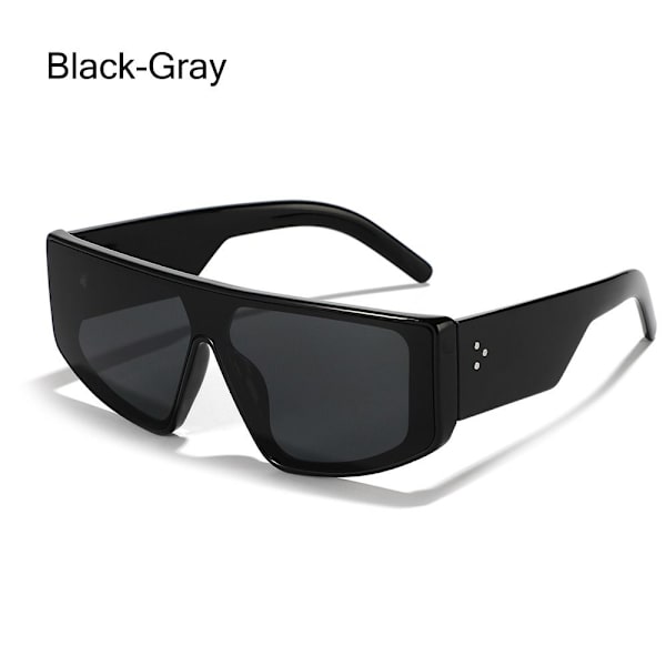 Solglasögon i ett stycke herrskärmar SVART-GRÅ SVART-GRÅ Black-Gray