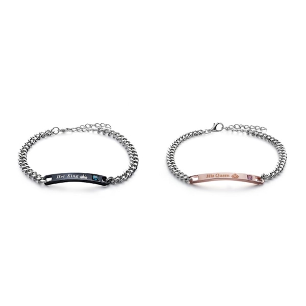 2st par armband hennes kung hans drottning