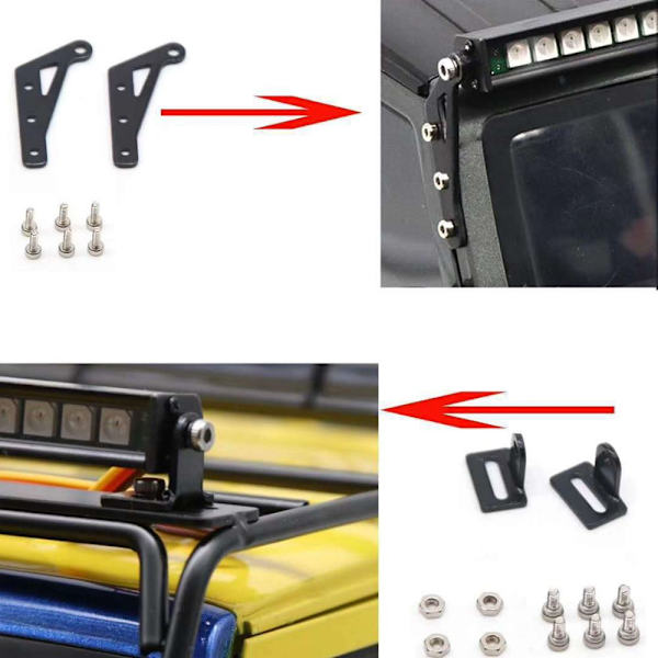 Farge Taklampe RC Truck Light LED-lys 1pcs