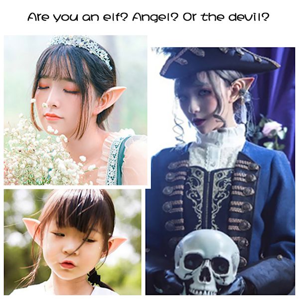 4Pairs Elf Ears Fairy Ears Lifelike