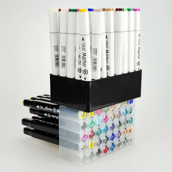 Pencil Taske Pen Etui SORT 30 PLACER black 30 Slots