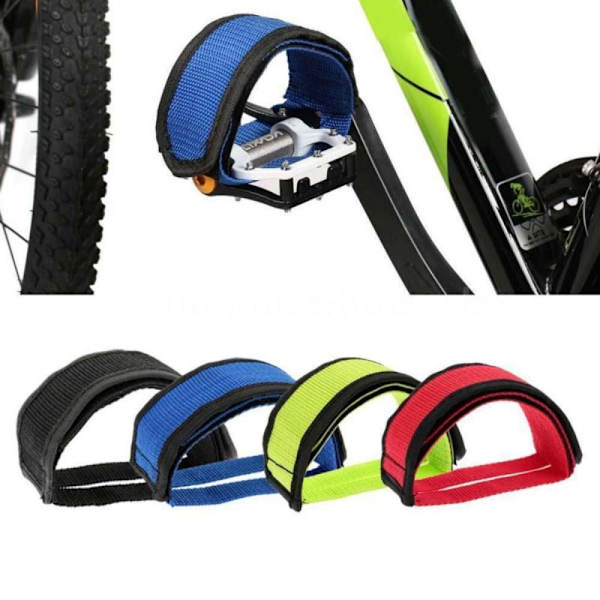 Cykelpedalremmar Tåklämma SVART Black