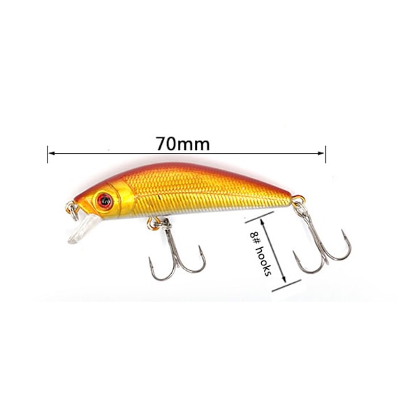 Minnow Fishing Lures Wobbler Jig Bait 3 3 3