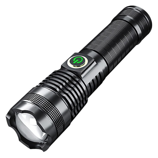 Kraftig LED lommelygte Zoom lommelygte Power Display