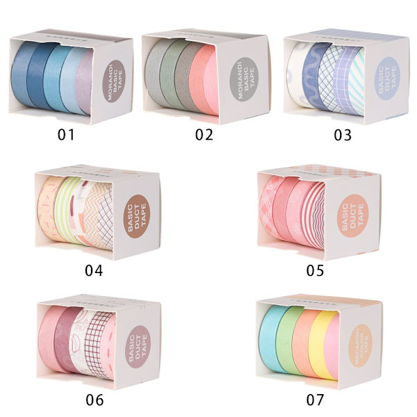 Washi Tape Set Hand Account Tarrat 7 7 7