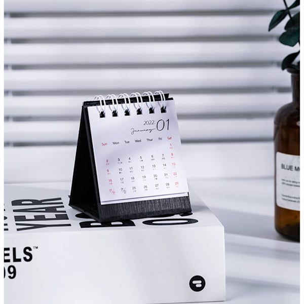 Kalender Skrivebordskalendere SORT black
