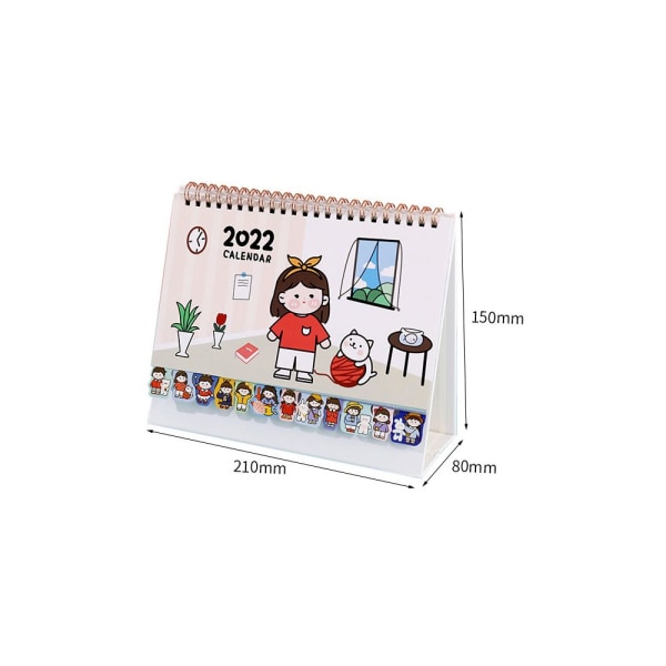 2022 Desktop Paper Calendar Scheduler 5 5