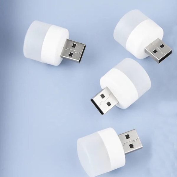 Mini USB Light Pocket Card Lamp HVID LYS white light