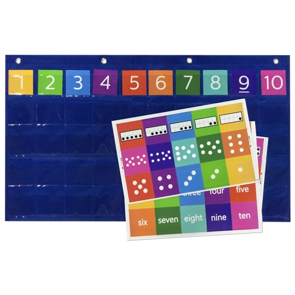 Tidsplan Pocket Chart Kids Calendar Chart Board
