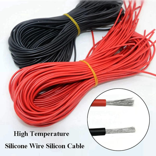 Silikonikaapeli Ultra Flexible Wire PUNAINEN 26AWG 26AWG Red 26AWG-26AWG